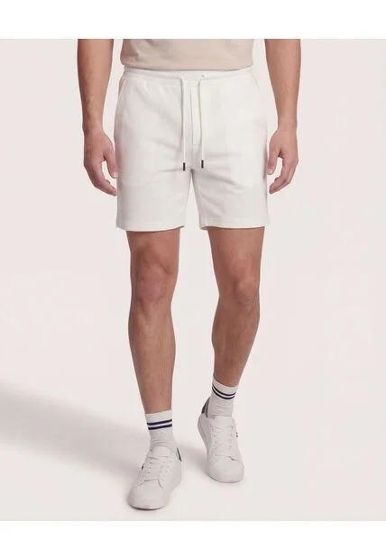 Bermuda  Para Hombre Jogger Corto Color Crema Marca Ostu #60100476
