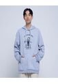 Buzo Para Hombre Hoodie Color Gris  Marca Ostu #60060361 de Ostu