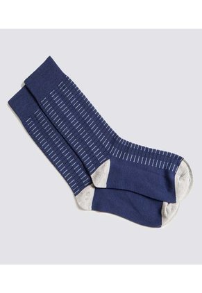 Medias Para Hombre Caña Larga Color Pack X Marca Ostu #60980252