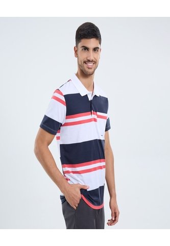 Polo Para Hombre Cuello Tejido Con Bolsillo Color Blanco Marca Ostu #60110771 Ostu