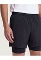 Bermuda  Para Hombre Deportiva Corto Color Negro Marca Ostu #60100480 de Ostu