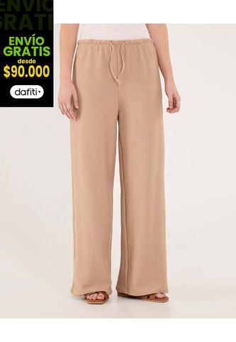 Pantalón Para Mujer Moda Color Camel Marca Ostu #40070851 Ostu