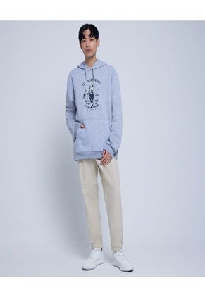 Buzo Para Hombre Hoodie Color Gris  Marca Ostu #60060361