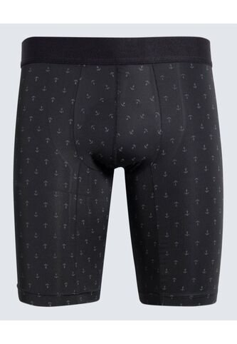 Boxer Para Hombre Filete Medio Microfibra Color Negro Marca Ostu #60000480 Ostu