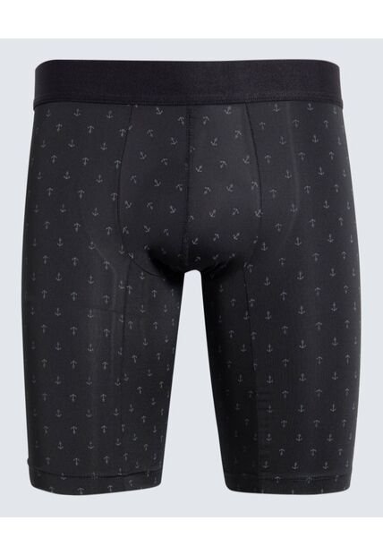 Boxer Para Hombre Filete Medio Microfibra Color Negro Marca Ostu #60000480