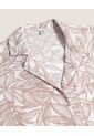 Camisa  Para Mujer Manga Corta Color Beige Marca Ostu #40010366 de Ostu