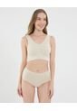 Top Para Mujer Seamless Con Copas Color Beige Marca Ostu #40220398 de Ostu