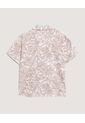 Camisa  Para Mujer Manga Corta Color Beige Marca Ostu #40010366 de Ostu