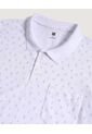 Polo  Para Hombre Cuello Tejido Con Bolsillo Color Blanco Marca Ostu #60110871 de Ostu