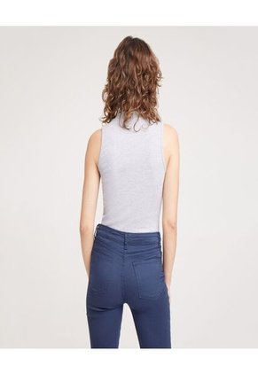 Camiseta Para Mujer Manga Sisa Color Gris  Marca Ostu #40091510