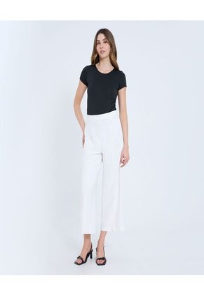 Pantalón Para Mujer Moda Color Marfil Marca Ostu #40070766