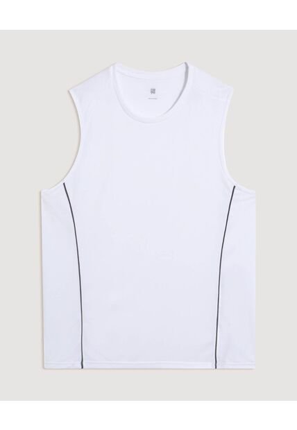 Camiseta  Para Hombre Manga Sisa Cuello Redondo Color Blanco Marca Ostu #60091929
