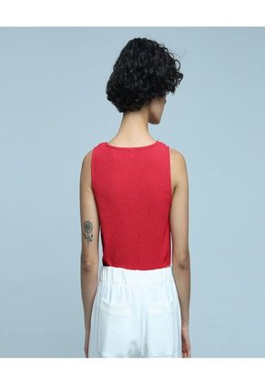 Camiseta Para Mujer Manga Sisa Color Rojo Marca Ostu #40091995