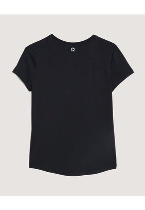 Camiseta  Para Mujer Manga Corta Cuello Redondo Color Negro Marca Ostu #40092809