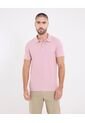 Polo  Para Hombre Cuello Tejido Sin Bolsillo Color Rosado Marca Ostu #60110864 de Ostu