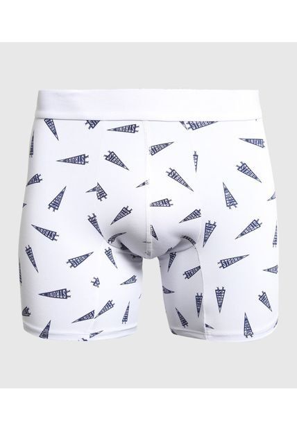 Pantaloncillo Para Hombre Boxer Filete Corto Microfibra Color Blanco Marca Ostu #60000502