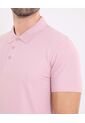 Polo  Para Hombre Cuello Tejido Sin Bolsillo Color Rosado Marca Ostu #60110864 de Ostu