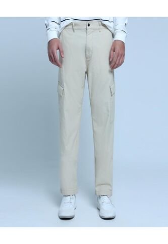 Pantalon Para Hombre Jogger Color Beige Marca Ostu #60070305 Ostu