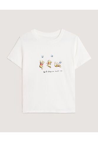 Camiseta  Para Mujer Manga Corta Cuello Redondo Color Crema Marca Ostu #40092856 Ostu