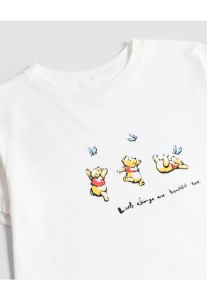 Camiseta  Para Mujer Manga Corta Cuello Redondo Color Crema Marca Ostu #40092856