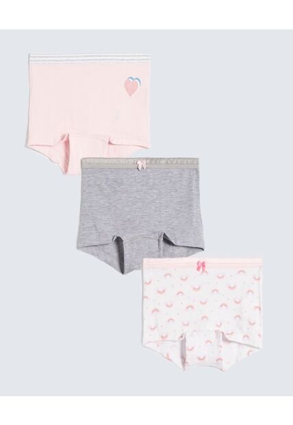 Ropa Interior Infantil Niña Boxer Color Rosado Marca Ostu #90180085