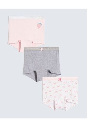 Ropa Interior Infantil Niña Boxer Color Rosado Marca Ostu #90180085