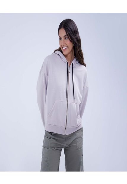 Buzo Para Mujer Zipper Color Beige Marca Ostu #40060348