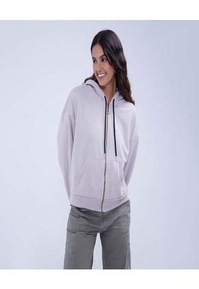 Buzo Para Mujer Zipper Color Beige Marca Ostu #40060348