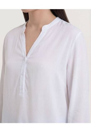 Blusa Para Mujer Manga 3/4 Color Blanco Marca Ostu #40121227