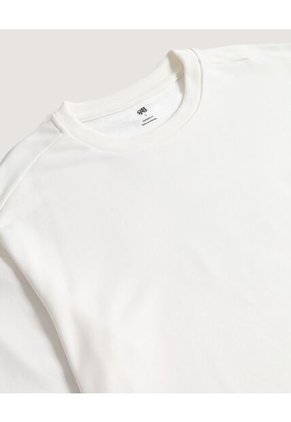 Camiseta  Para Hombre Manga Corta Cuello Redondo Color Crema Marca Ostu #60091902