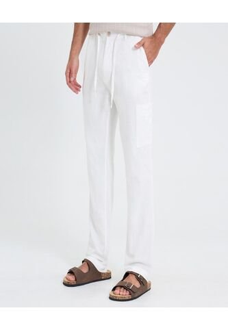 Pantalón Para Hombre Moda Color Crema Marca Ostu #60070447 Ostu