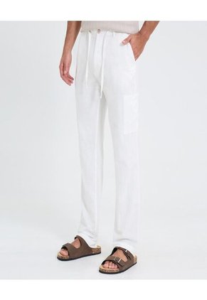 Pantalón Para Hombre Moda Color Crema Marca Ostu #60070447