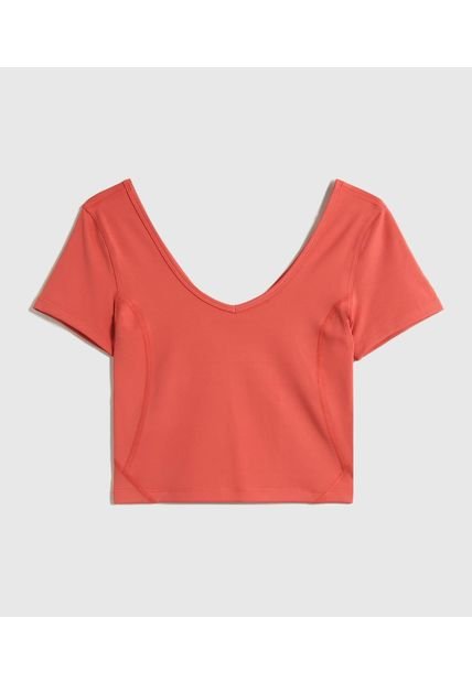 Top Para Mujer  Color Coral Marca Ostu #40220440