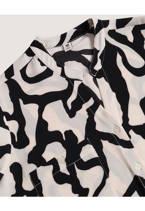 Blusa  Para Mujer Manga 3/4 Color Negro Marca Ostu #40121259