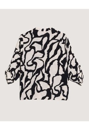 Blusa  Para Mujer Manga 3/4 Color Negro Marca Ostu #40121259