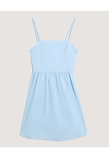 Vestido  Para Mujer M/Sisa Medio Color Celeste Marca Ostu #40170364