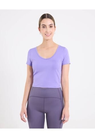 Camiseta  Para Mujer Crop Top Color Lila Marca Ostu #40092664 Ostu