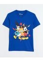 Camiseta  Infantil Niño Manga Corta Cuello Redondo Color Azul Marca Ostu #80090323 de Ostu