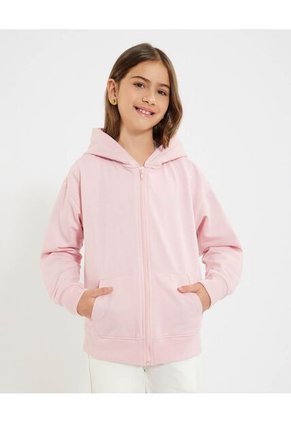 Buzo Infantil Niña Zipper Color Rosado Marca Ostu #90060152
