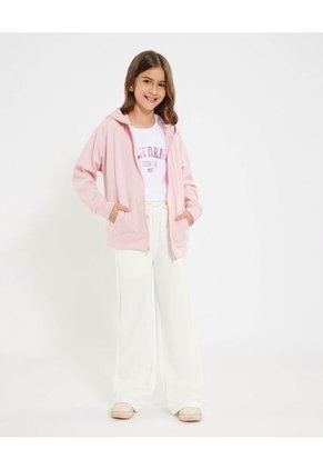 Buzo Infantil Niña Zipper Color Rosado Marca Ostu #90060152