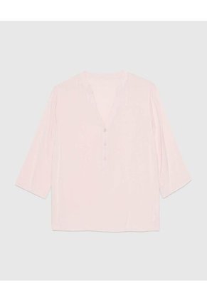 Blusa Para Mujer Manga 3/4 Color Rosado Marca Ostu #40120718