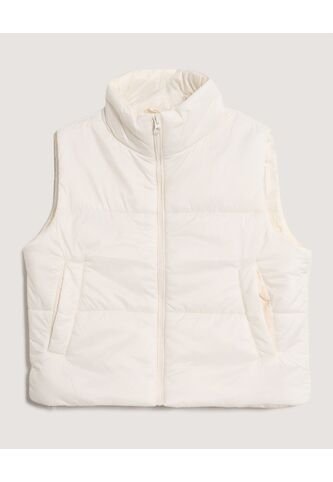 Chaleco  Para Mujer Acolchado Color Crema Marca Ostu #40250032 Ostu