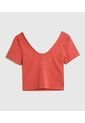 Top Para Mujer  Color Coral Marca Ostu #40220440 de Ostu