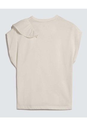 Camiseta Para Niña Manga Corta Color Crema Marca Ostu #90090213