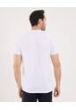 Polo Para Hombre Cuello Mao Sin Bolsillo Color Blanco Marca Ostu #60110511 de Ostu