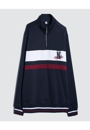 Buzo Para Hombre Cuello Alto O Cuello Tortuga Color Azul  Marca Ostu #60060409