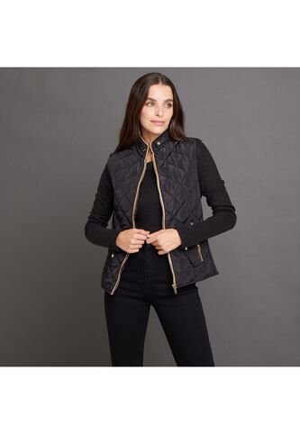 Chaleco Para Mujer  Color Negro Marca Ostu #40250010 Ostu