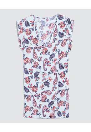 Blusa Para Mujer Manga Sisa Color Aguamarina Marca Ostu #40120842