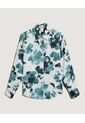 Camisa  Para Mujer Manga Larga Color Verde Marca Ostu #40010380 de Ostu