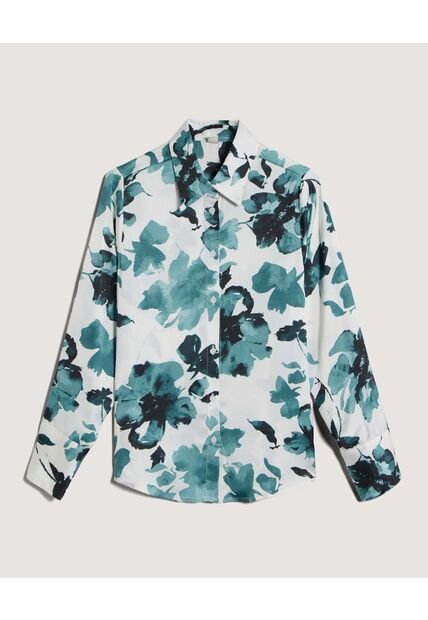 Camisa  Para Mujer Manga Larga Color Verde Marca Ostu #40010380